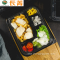 Disposable 5 Compartment Lunch Bento Boxes Restaurant Plates